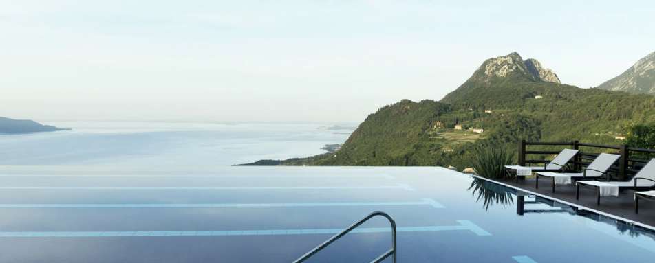 Lefay Resort - Infinity Pool with a view  