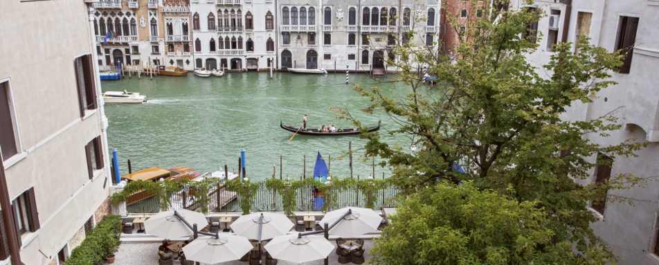Rear Garden overlooking the Grand Canal, Aman Venice