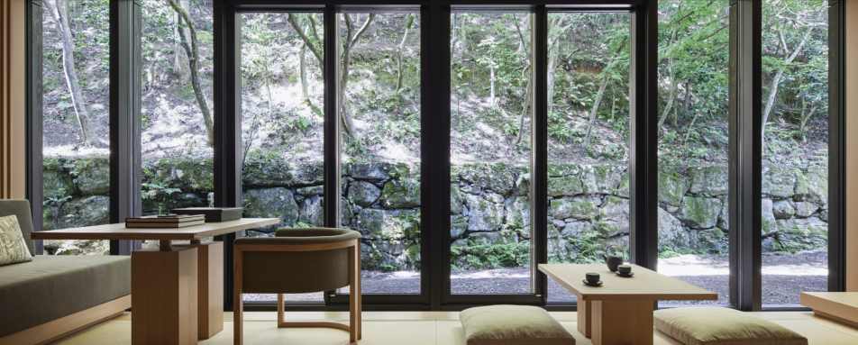 View from Aman Kyoto Guest Rooms 