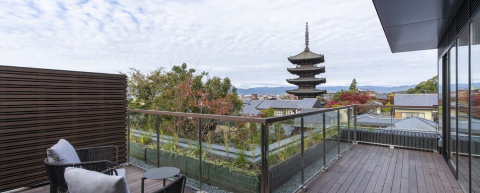 Terrace Twin Pagoda View 2  