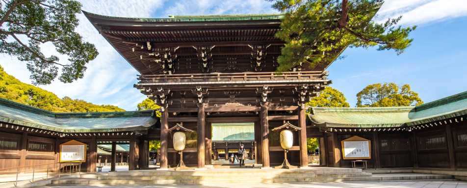 Meiji Jingu Shrine in Shibuya, Tokyo