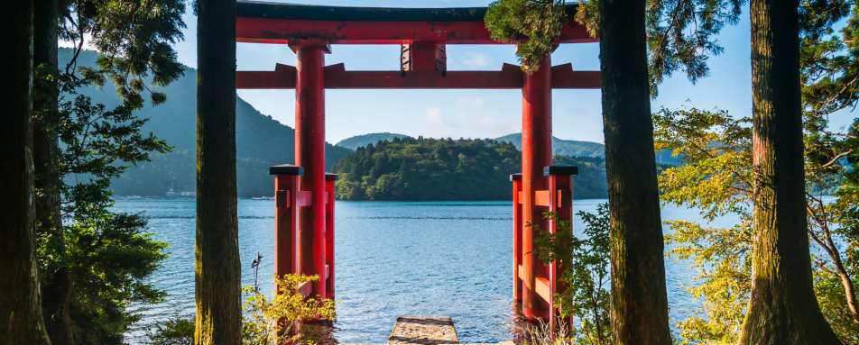 Torii gate in Hakone