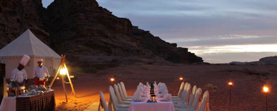 Dinner under the stars 