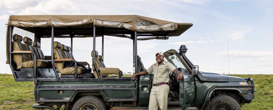 Angama Safari Camp - Dedicated Guide and Vehicle 