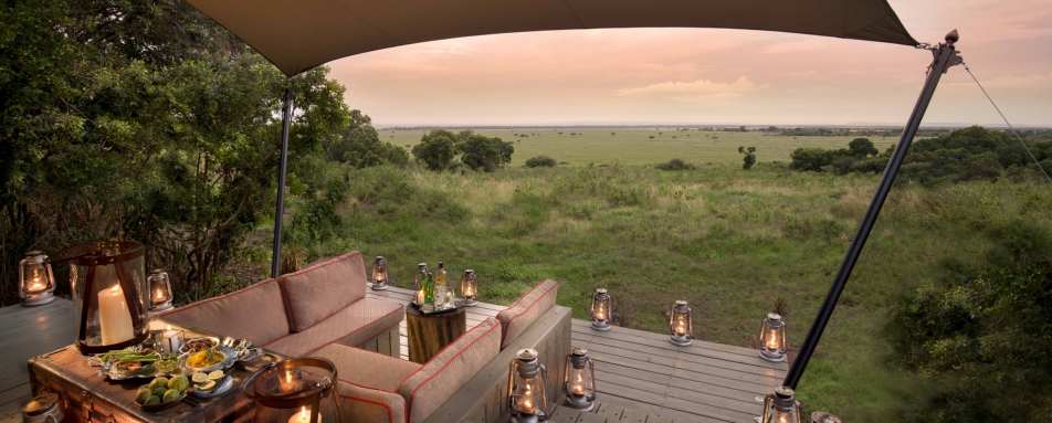 Deck - Bateleur Camp at Kichwa Tembo