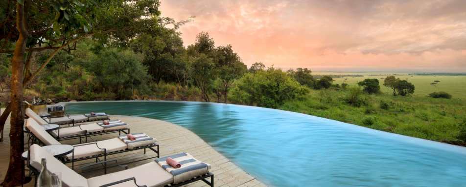 Swimming pool - Bateleur Camp at Kichwa Tembo