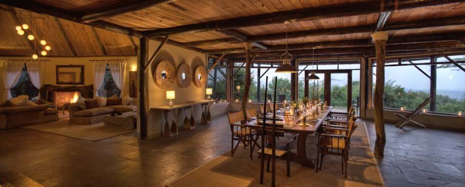 Villa dining area - Cottar's 1920 Safari Camp