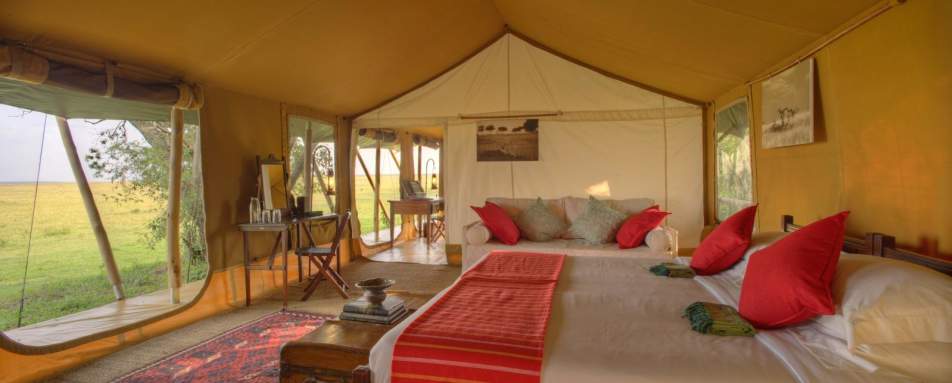 Tent Interior - Elephant Pepper Camp