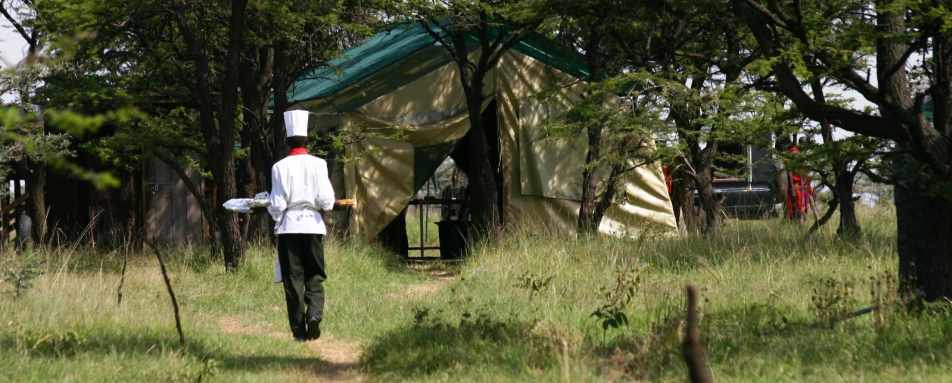 The chef at Bush Camp - Kicheche Bush Camp