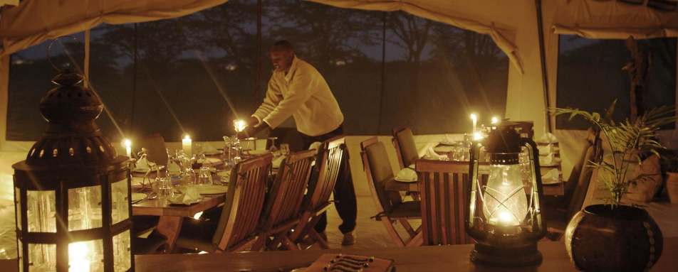 Dining tent - Kicheche Bush Camp