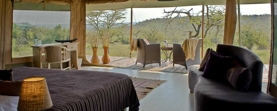 View from tent - Kicheche Valley Camp