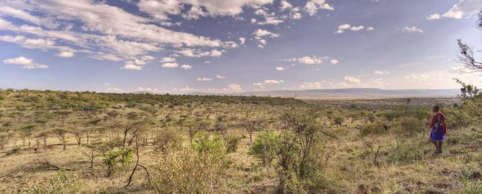 View of camp from the valley - Kicheche Valley Camp