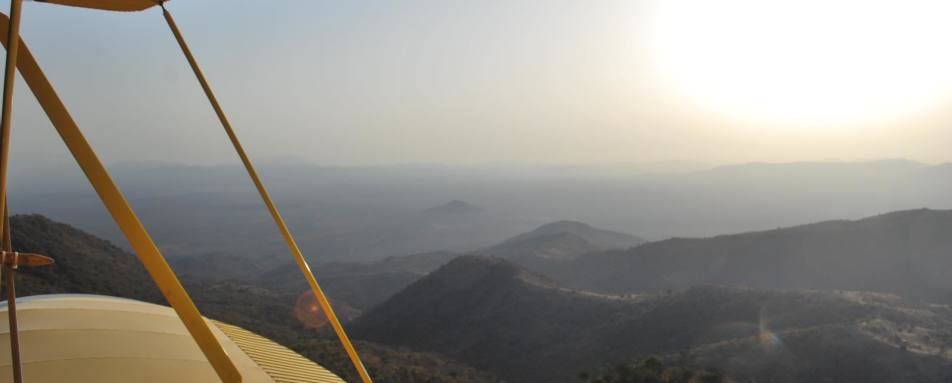 Sunrise from the Waco - Lewa House