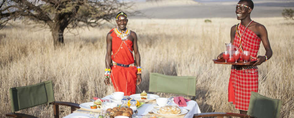 Bush breakfast - Lewa House 