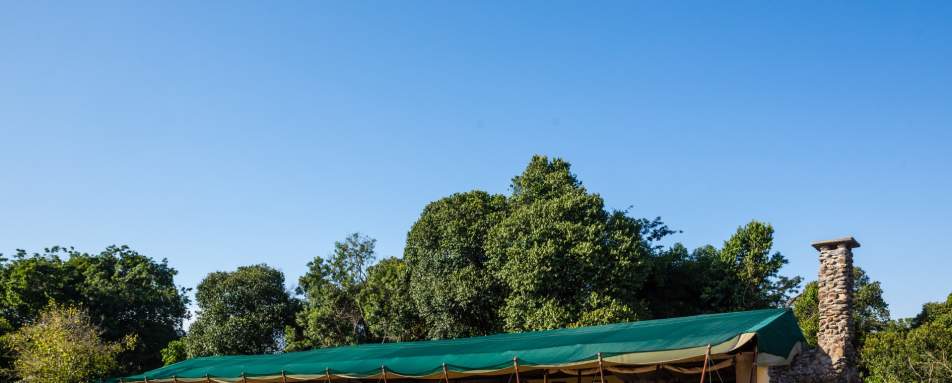 Main Area Exterior - Offbeat Mara Camp