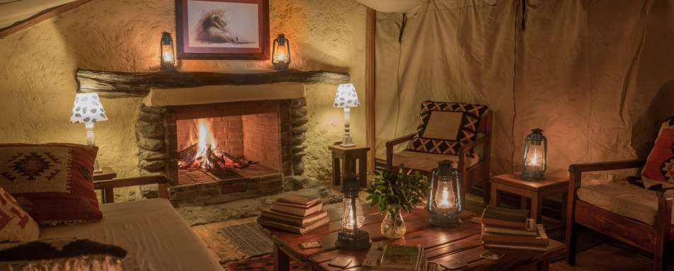 Lounge Area - Offbeat Mara Camp