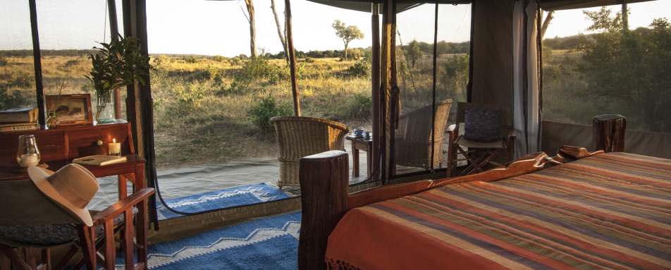 Tent Interior - Offbeat Mara Camp