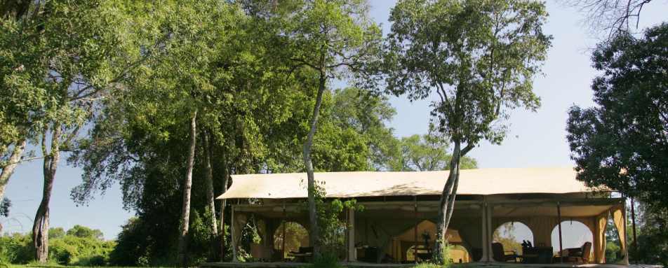 The mess tent - Rekero Camp