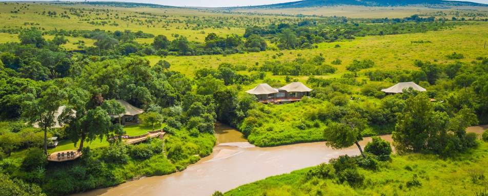 Aerial view - Sala's Camp