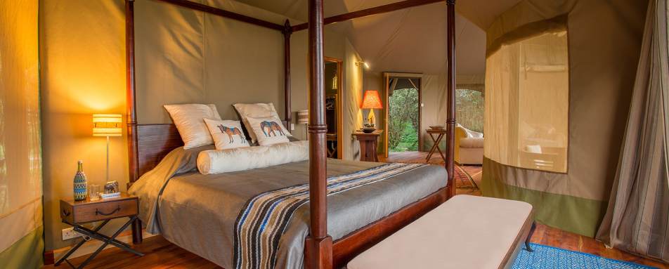 Tent interior - Sala's Camp