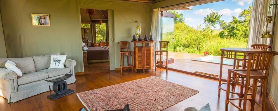 Family tent lounge - Sala's Camp