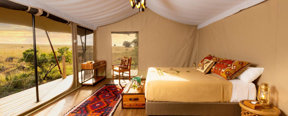 Saruni Wild luxury tented camp interior Kenya