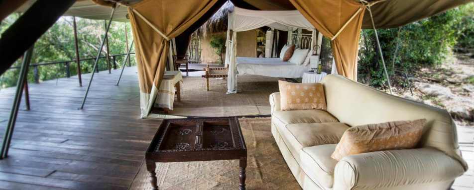 The family tent at Serian - Serian Camp