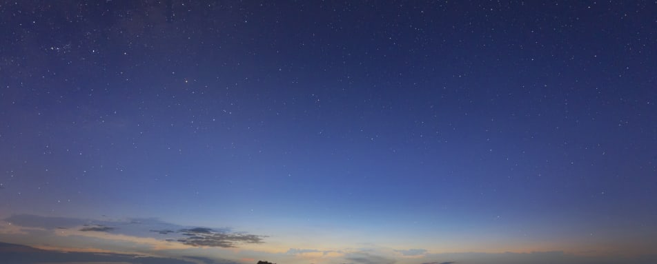 Night Falls on the Lodge  