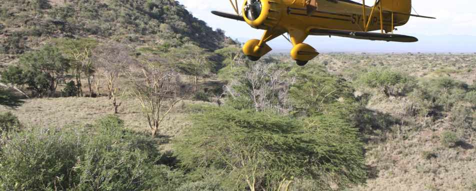 Lewa waco bi-plane  - Kenya and Zanzibar