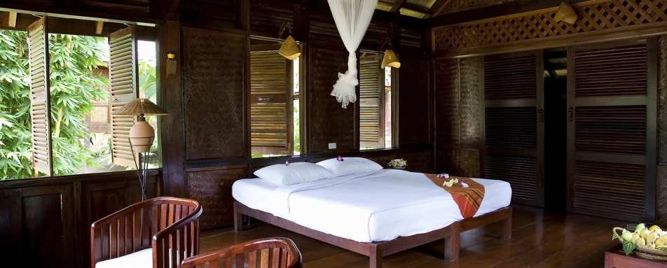Bedroom at the Luang Say Lodge - Luang Say Cruise