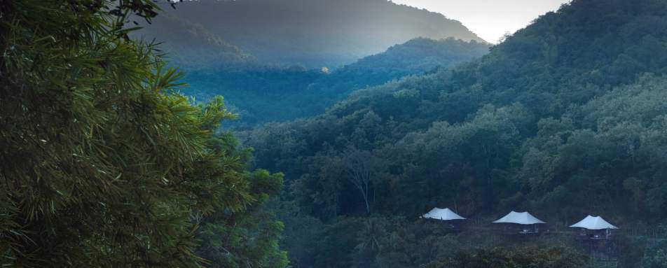 Rosewood Luang Prabang -  Hilltop Tent and View
