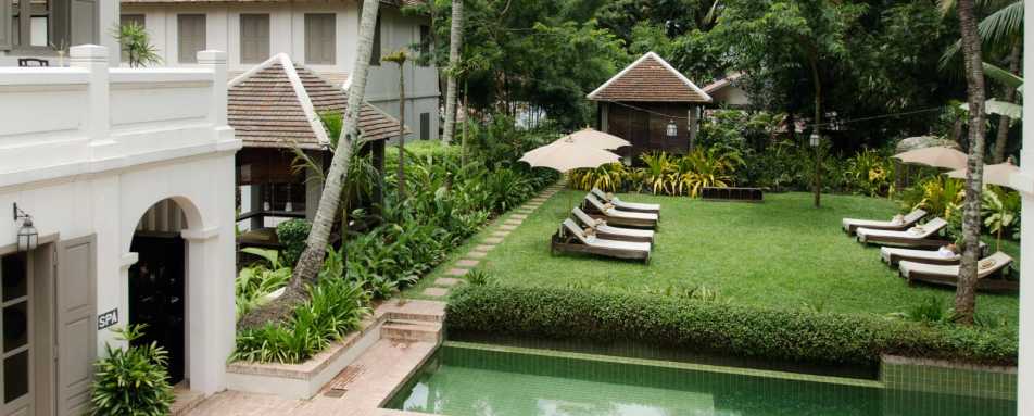 Gardens and Pool, Satri House