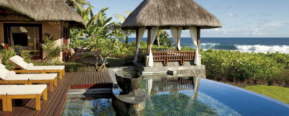 Two bedroom villa terrace and pool 