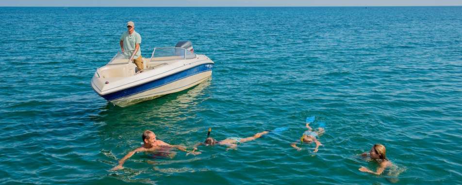 Swimming in Lake Malawi