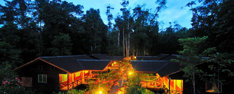 Dusk  - Abai Jungle Lodge