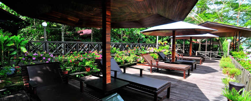 Sun Deck - Kinabatangan Riverside Lodge