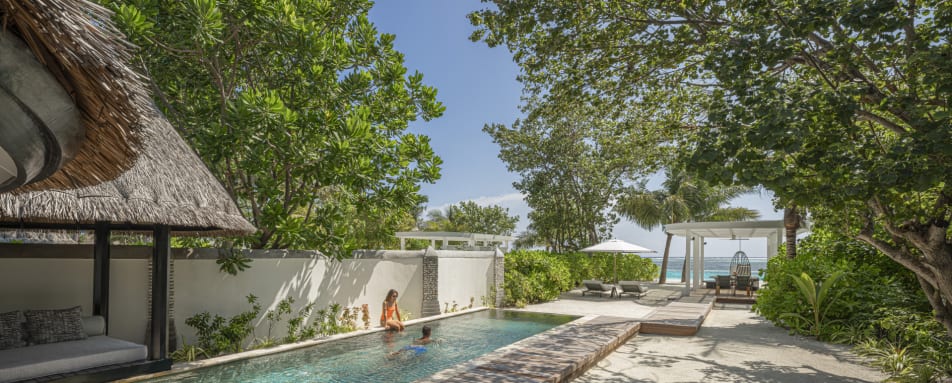 Beach Villa with Pool  Outdoor 