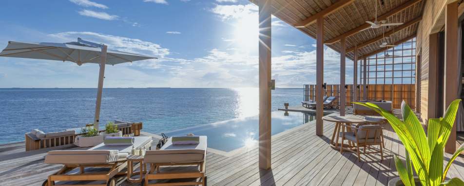 2 Bedroom Villa deck 