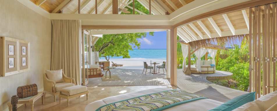 Beach Pool Villa Interior - Milaidhoo