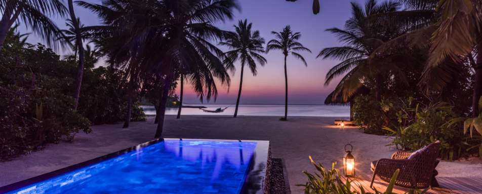 Beach Villa with Pool Outdoor Deck - One&Only Maldives At Reethi Rah Island