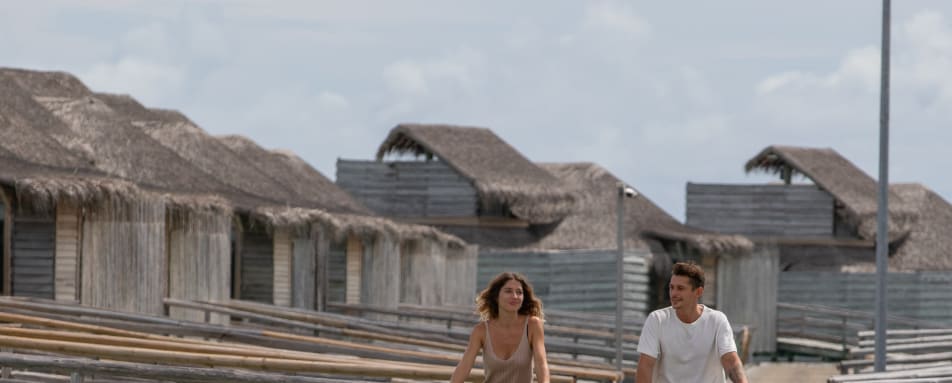 Jetty A - guests on bicycles 