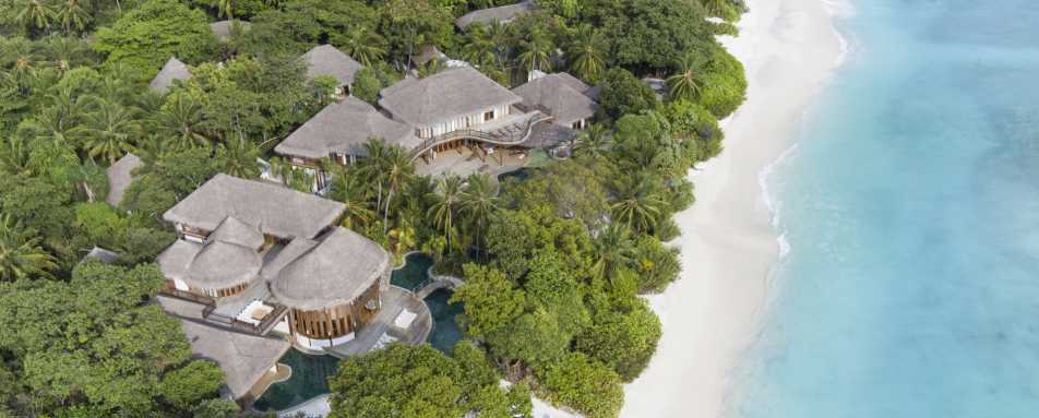 Aerial view  - Soneva Fushi 