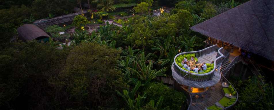 Fresh in the Garden aerial  - Soneva Fushi 