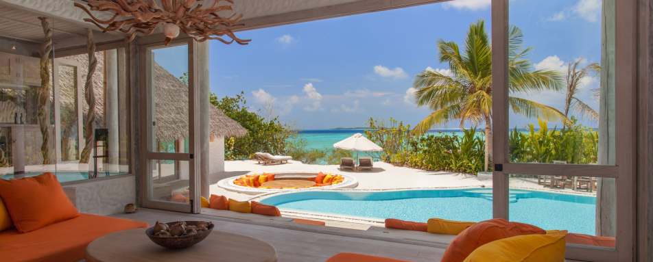 Villa One lounge  - Soneva Fushi 
