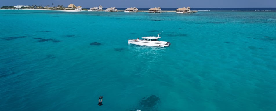 Snorkeling from the Axopar 