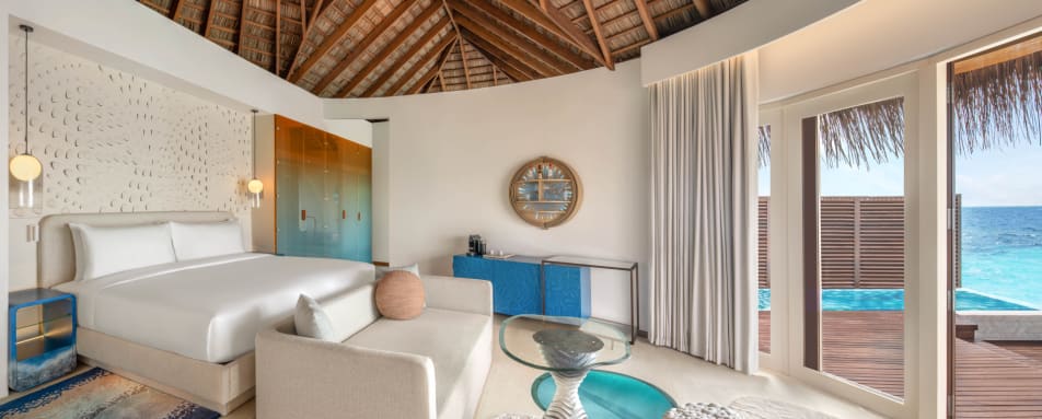 Overwater Villa Bedroom 