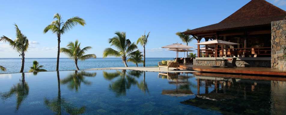 East Restaurant from Pool - LUX Le Morne