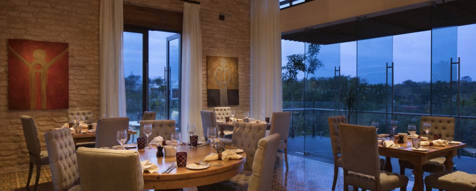 Casa Amate at night - Andaz Mayakoba Resort Riviera Maya