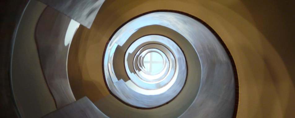 Spiral staircase - Las Alcobas