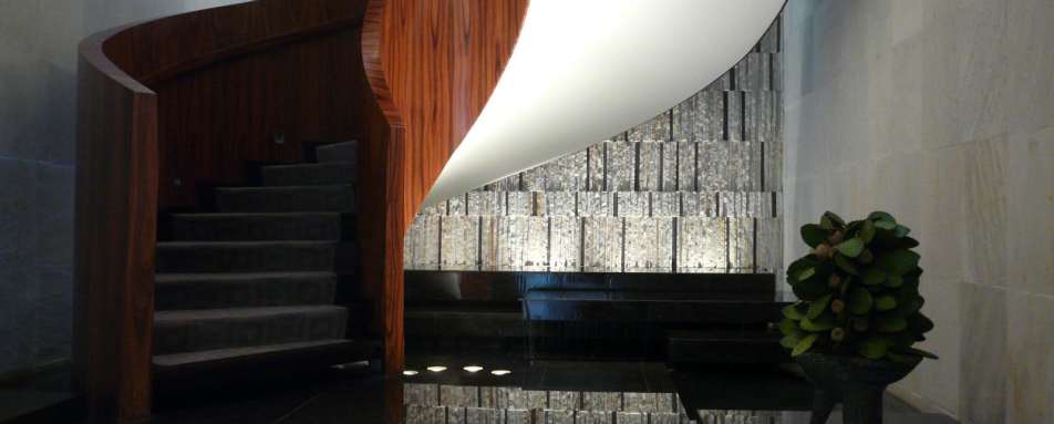 The spiral staircase - Las Alcobas